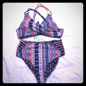 Women’s Size XXL CupShe Two Piece Swim Suit